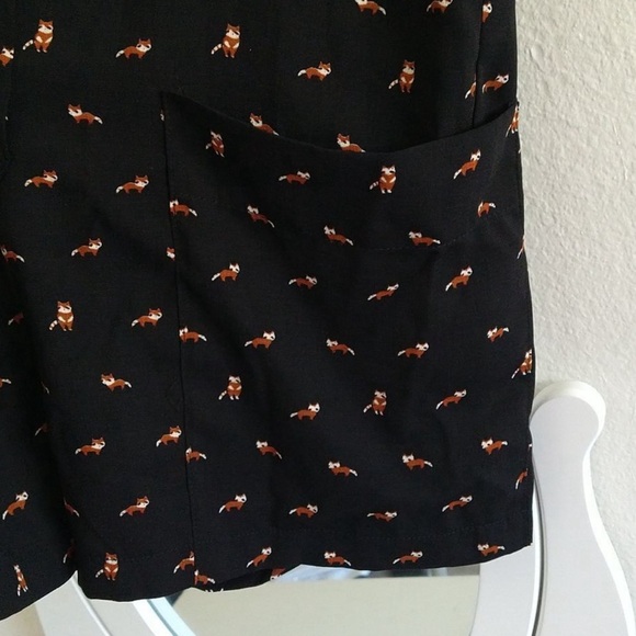 Raccoons Black Printed Romper - Picture 3 of 5